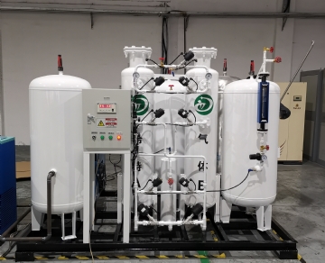 Nitrogen generator for food packaging， 160 m3/h， purity 99.5%， working pressure 5 KG/CM2