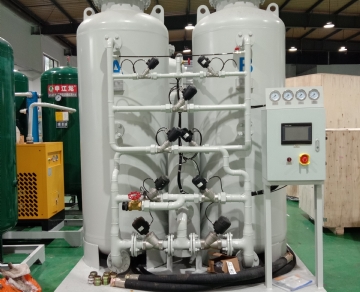Nitrogen generator for oil and gas industry with 98% purity， 6KG/CM2 working pressure and 17m3/h power